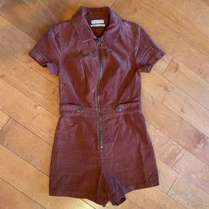 UO Corduroy Romper